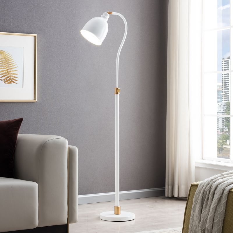 Hampton & Thyme Adjustable Arc Floor Lamp with Metal Shade , 5 of 12