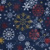 Fleece Christmas Throw - Super Soft Snowflake Blanket, 50x60 for Couch, Chair, Bed - 4 of 4