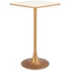 Zuo Spot Bar Table Beige And Gold - 3 of 4
