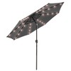 Sonkuki Patio 9FT LED Market Umbrellas With Solar Lights, Table Umbrella for Patio and Outdoor With Tilt Button for Deck and Pool - 2 of 4
