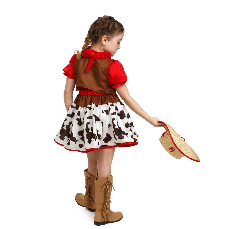 Dress Up America Cowgirl Costume for Girls, 2 of 3