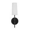 Elegant Lighting Mel 1 light Brass and White shade wall sconce - 3 of 4