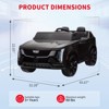 24V Kids Ride on Car Licensed Cadillac 2 Seater Ride on Truck Toy Battery Powered Electric Car for Toddlers - 4 of 4