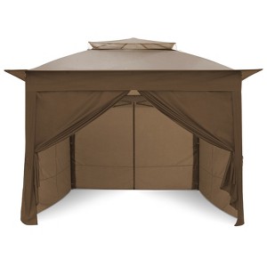EAGLE PEAK 11x11 Pop-up Instant Gazebo Tent with 4 Sidewalls Outdoor Canopy Shelter with Carry Bag - 1 of 1