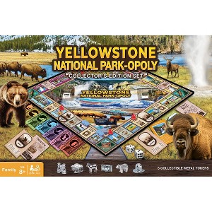 MasterPieces Yellowstone National Park Opoly Board Game - Family Fun, Educational Trivia Game - 1 of 4