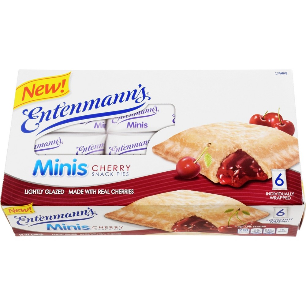 UPC 072030022406 Entenmann's Mini Cherry Snack Pies 6ct/12oz