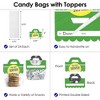 Big Dot of Happiness You Got Served Tennis DIY Baby Shower or Tennis Ball Birthday Party Clear Goodie Favor Bag Labels Candy Bags with Toppers 24 Ct - 3 of 4