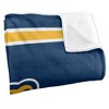 University Of Northern Colorado Primary Logo Stripes Silky 50x60 Blanket, 1 Sided - 3 of 4