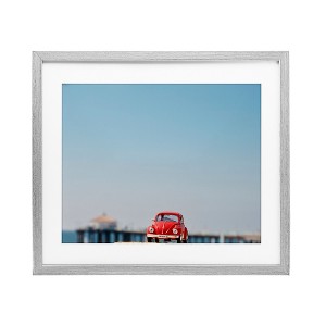 Stupell Industries Red Vintage Car Adventure Framed Print Under Glass Art, Gray, 16" x 13" - 1 of 4