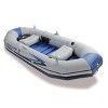 Intex Mariner 3 Person Inflatable Dinghy Boat & Oars Set + Boat Motor Mount  Kit : Target