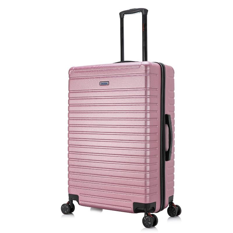 InUSA Deep Lightweight Hardside Large Checked Spinner Suitcase, 1 of 17
