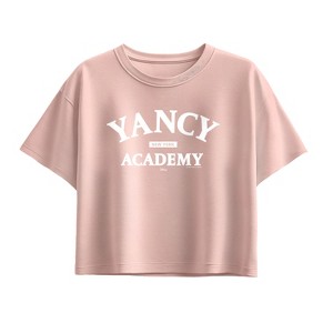 Girls' - Disney - Yancy Academy Short Sleeve Boxy Graphic T-Shirt - 1 of 2