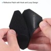 Unique Bargains Cotton Reflective MS Hook and Loop Fastener MED Applique Patches 2" x 3" 2 Pcs - 3 of 4