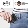 BEAFUP Women’s Small RFID Blocking Vegan Leather Wallet - Compact Lightweight Design for Travel & Daily Use, with Zipper Coin Pocket - 4 of 4