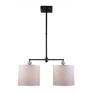 Elegant Lighting Gemma Collection Chandelier D:12 H:51 Lt:2 Bronze Finish - 1 of 2