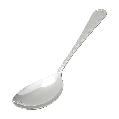 Winco Shangarila Large Bowl Serving Spoon, 18/8 Extra Heavyweight, 9 ...