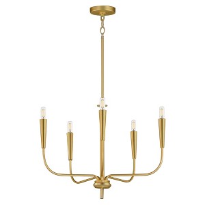 Maxim Lighting Vela 5 - Light Chandelier in  Satin Brass - 1 of 4