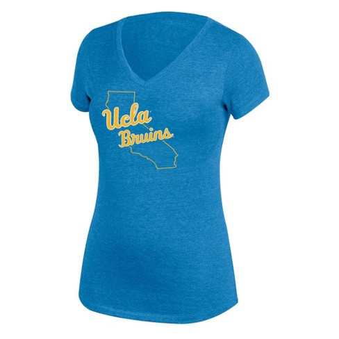 Ncaa Ucla Bruins Women S Short Sleeve V Neck T Shirt L Target