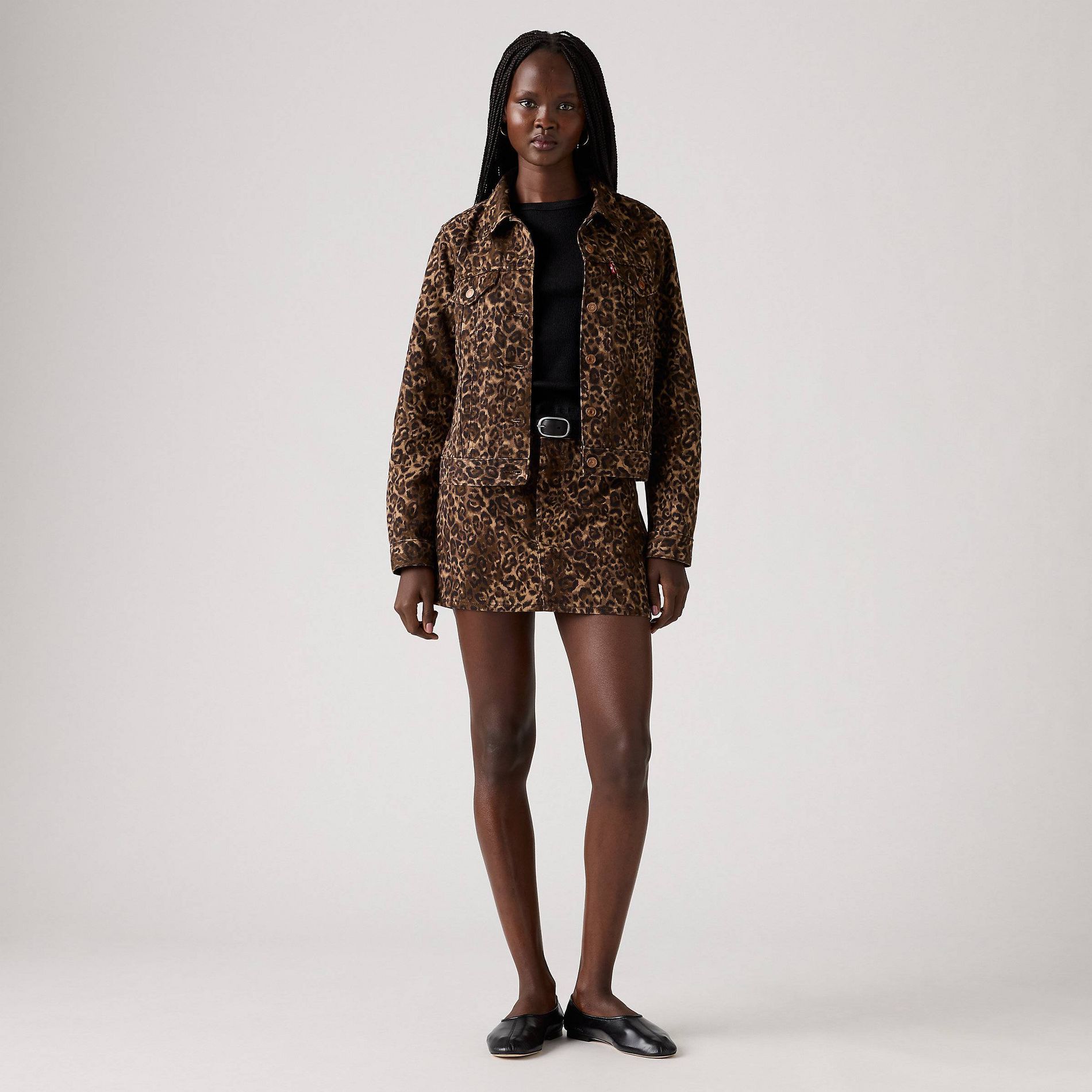 Levi's® Women's Original Leopard Print Trucker Jacket - Cat Eyes XS