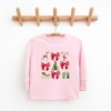 The Juniper Shop Coquette Christmas Collage Toddler Long Sleeve Tee - 2 of 3