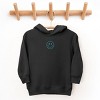 The Juniper Shop Embroidered Smiley Face Outline Toddler Hoodie - 2 of 4