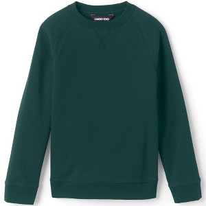 Lands' End School Uniform Kids Crew Sweatshirt - 1 of 2