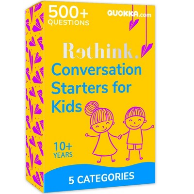 QUOKKA Rethink!: Conversations Starters - Card Games - Kids | Family | Couples
