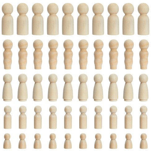 wooden people figures