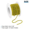 Unique Bargains DIY Clothing Decoration Crystal Rhinestone Sew on Close Claw Chain Trim - 2 of 4