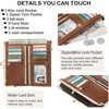 FATMOON Vintage Women’s Bifold Wallet Clutch with Kiss-Lock & Zip Coin Pocket - Slim PU Leather Purse for Daily Use - 4 of 4
