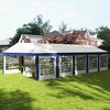 Outsunny 16.5' x 33' Large Party Tent, Heavy Duty Outdoor Canopy Tent Shelter with Removable Sidewalls, 10 Windows - 3 of 4