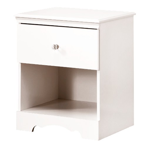 Crystal Nightstand White - South Shore