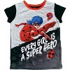 Miraculous Lady Bug Girl's "Every Girl is a Super Hero" 3-Piece Pajama Set - 2 of 4
