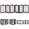 unipaws Wood and wire Pet Playpen with 4 Support feet - 4 of 4