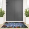 Joy Laforme Christmas Merry Merry Wreath Welcome Mat - Society6 - 2 of 3