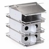 Birds Choice 20" Silver Assembled Purple Martin House Coates Round Entrance 3 Floor 12 Room Bird House: Weather-Resistant Aluminum, Pole Mounted - 3 of 4