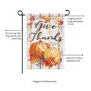 Plaid Pumpkin Greetings Garden Linen Flag - 4 of 4