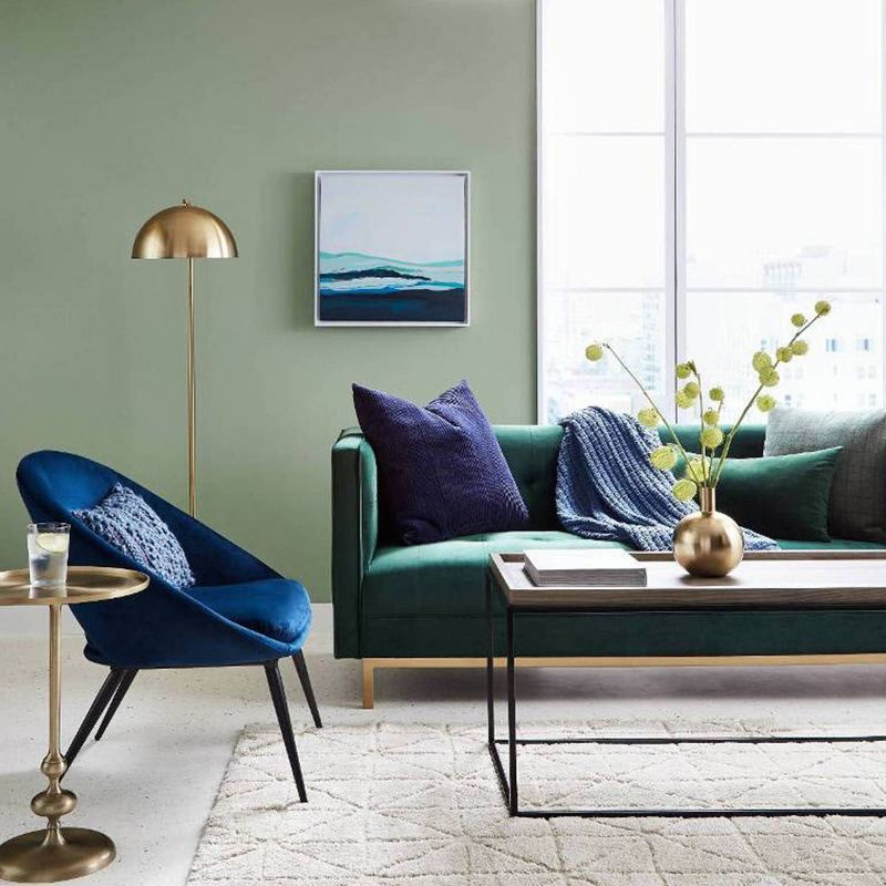 Cologne Modern Luxe Tufted Sofa Emerald Green - Threshold&#8482;, 6 of 15