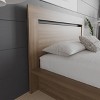 Nexera Full Malibu Headboard Brown Oak - 4 of 4