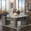 Unikito L Shaped Desk with Drawers,Corner Computer Desks with USB Charging Port and Power Outlet, Gray, 59.1"*59.1"*29.9" - 3 of 4