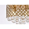 Elegant Lighting Tully 4 lights brass flush mount - 4 of 4