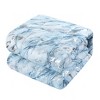 Heritage Club Full/Queen Silver Marble Kids' Comforter Set Blue: Teen Bedding, 3pc, Modern Geology Pattern - 2 of 3