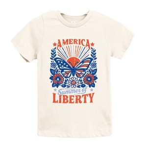 The Juniper Shop America Summer Of Liberty Distressed Youth Short Sleeve Tee - 1 of 4