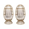 Swivel Patio Egg Chair with Cushion, Outdoor Basket Egg Chair with Water-Resistant Cushions,Faux Rattan Swivel Egg Chair for Garden or Balcony-Koiai - 3 of 4