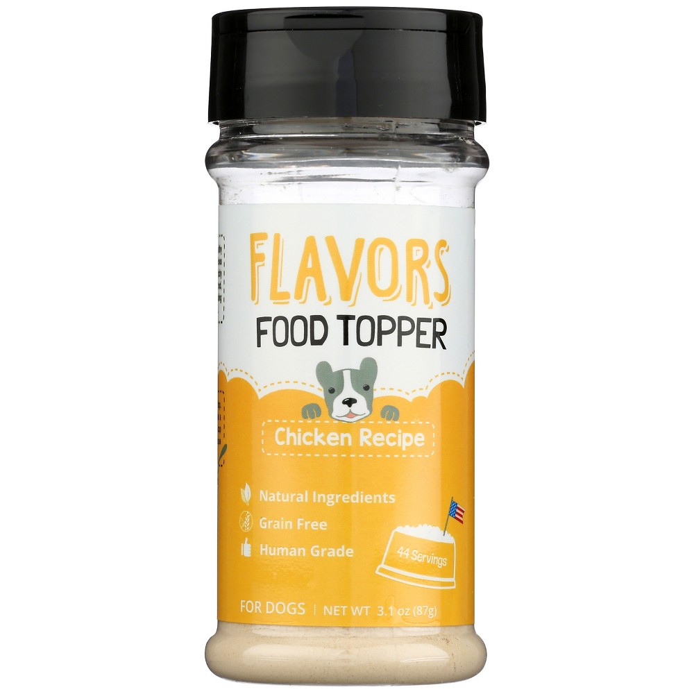 Photos - Dog Food Flavors Food Topper Chicken Dog Treats - 3.1oz