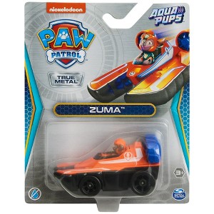 PAW Patrol True Metal Aqua Pups Zuma 1:55 Die-Cast Vehicle, Orange Ocean-Themed Rescue Toy Car with Working Wheels & Aquatic Design for Kids Ages 3+ - 1 of 4