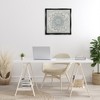 Stupell Industries Gentle Mandala Flower Black Floater Framed Canvas Wall Art - 2 of 4