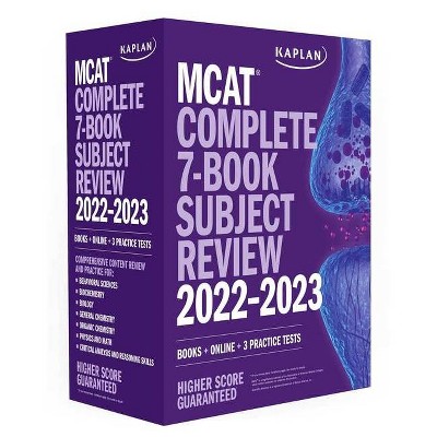 MCAT Complete 7-Book Subject Review 2022-2023 - (Kaplan Test Prep) by  Kaplan Test Prep (Paperback)