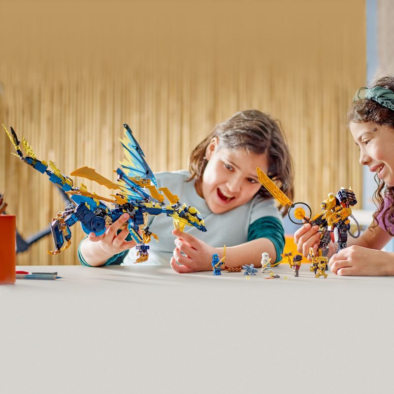 LEGO NINJAGO Elemental Dragon vs. The Empress Mech Dragon Building Toy Set 71796, 4 of 8