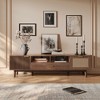 KIGFTSOD Wood Fashionable TV Stand for 75" TVs – TV Cabinet with Soft-Closing & Drop-Down Doors, Modern Consoles for Living Room, Bedroom - 3 of 4